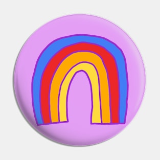 Bright Rainbow Pin