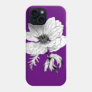 Ink - Anemone Variation 1 Phone Case