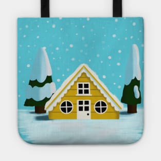 Winter Cabin Tote