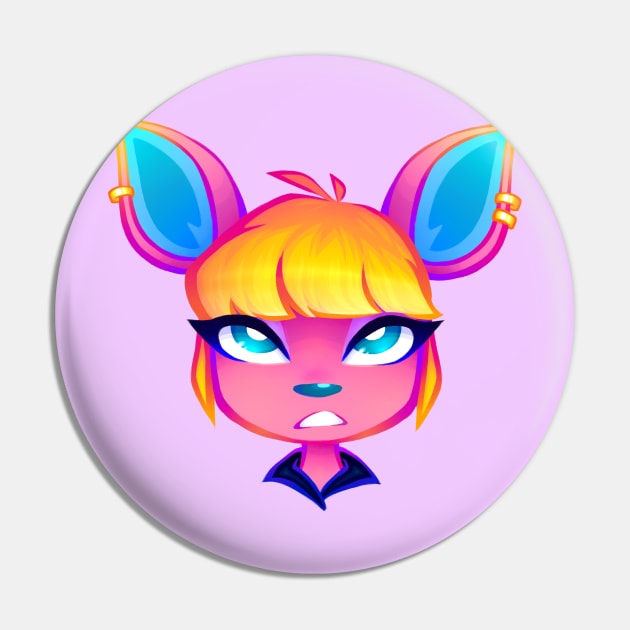 Fuchsia Pin by OilPanic