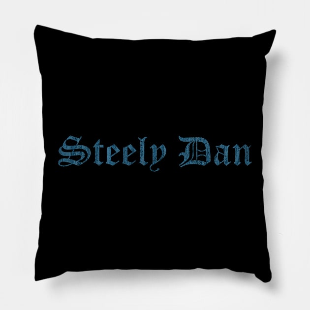 Retro Steely Dan Pillow by JamexAlisa