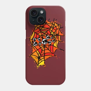 Colorful spider web Phone Case