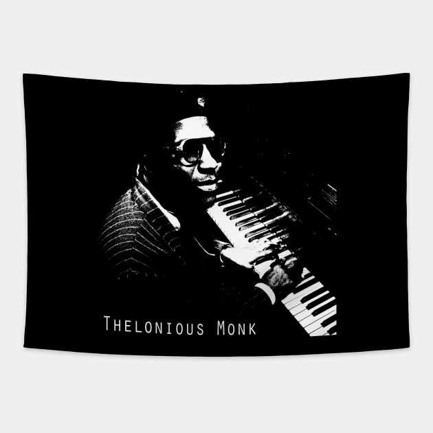 Thelonious Monk Tapestry by GreenRabbit