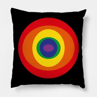 Pop Mod Circles #6 Pillow