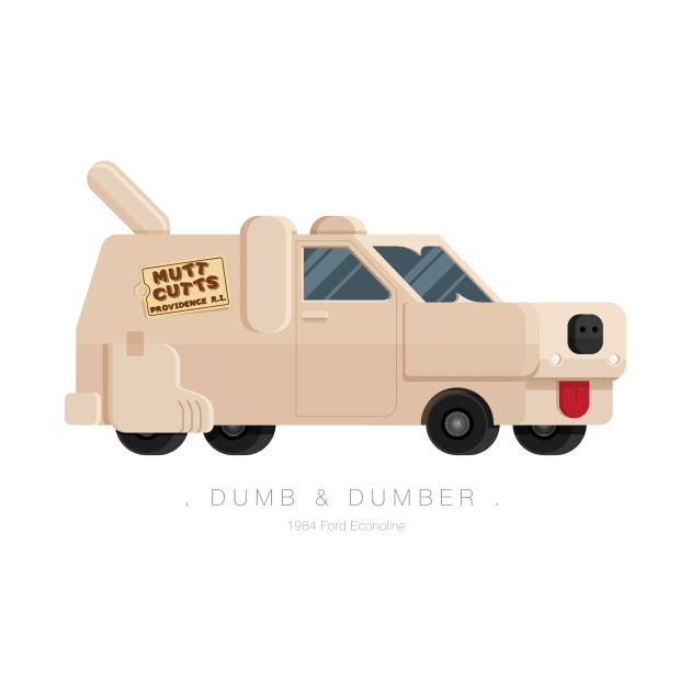 Dumb & Dumber - Famous Cars by Fred Birchal