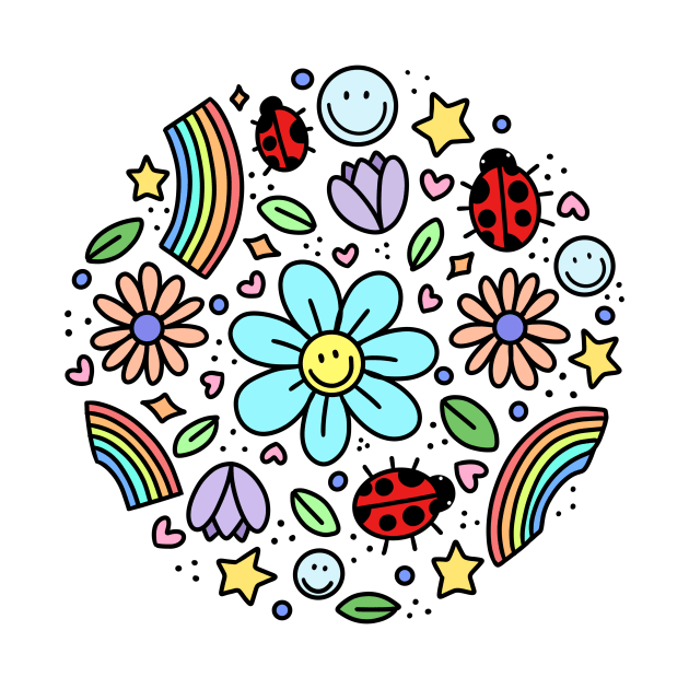 Flower Doodle by Maddie Doodle