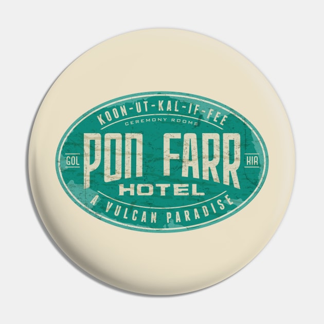 Pon Farr Hotel Pin by MindsparkCreative