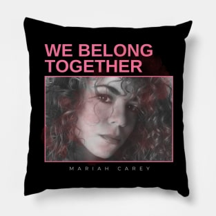 we belong together - vintage minimalism Pillow