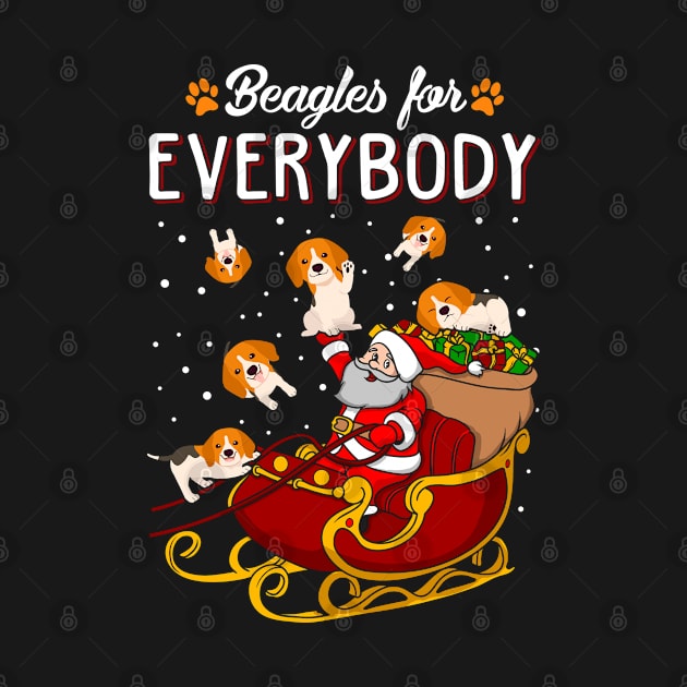 Beagles Christmas. Beagles for Everybody! by KsuAnn