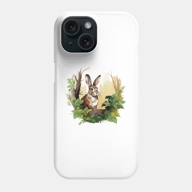 Wild Rabbit Phone Case by zooleisurelife