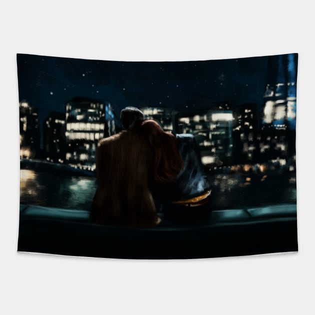 The Doctor and Amelia Pond Tapestry by RyanRigby