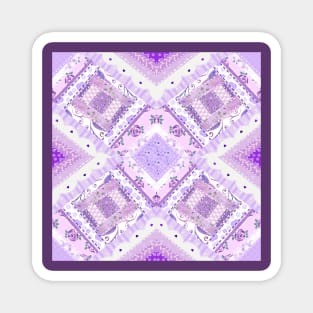 Quilted Purples Magnet