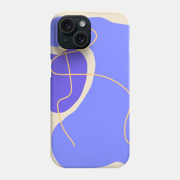 Messy blue cuteness Phone Case by pepques