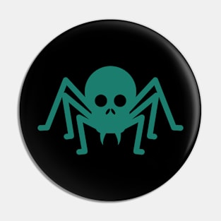 Spider Skull Pin