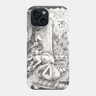 Necromancer - Clark Ashton Smith inspired weird fiction Phone Case