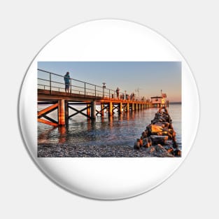 Hagnau Jetty at Sunset - Lake Constance Pin