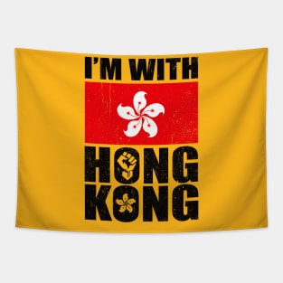 I'm With Hong Kong support the protesters fight for freedom Tapestry