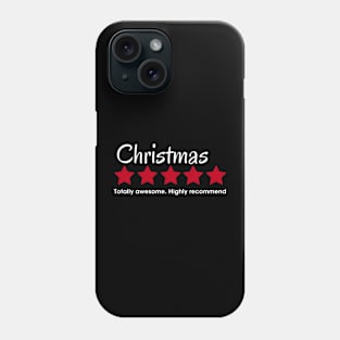 christmas rating Phone Case