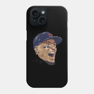 Javier Baez Detroit Portrait Phone Case