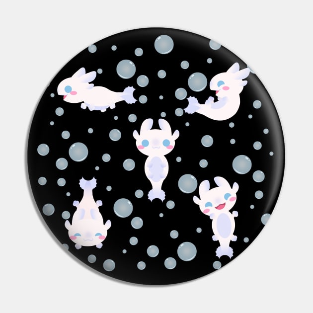 Light Fury Axolotls Pin by Kirion