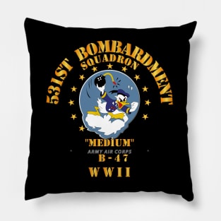 531st Bomb Squadron - WWII Pillow