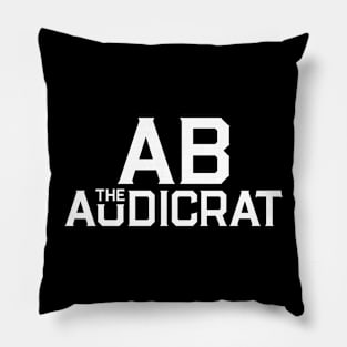 Ab Logo #2 (White) Pillow