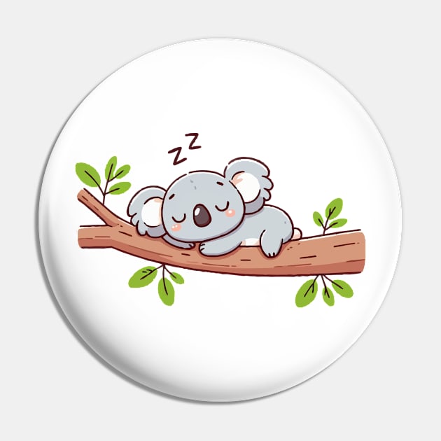 koala sleeping Pin by fikriamrullah