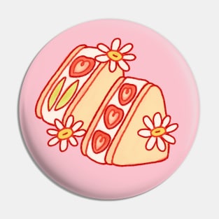 Strawberry Sando Pin