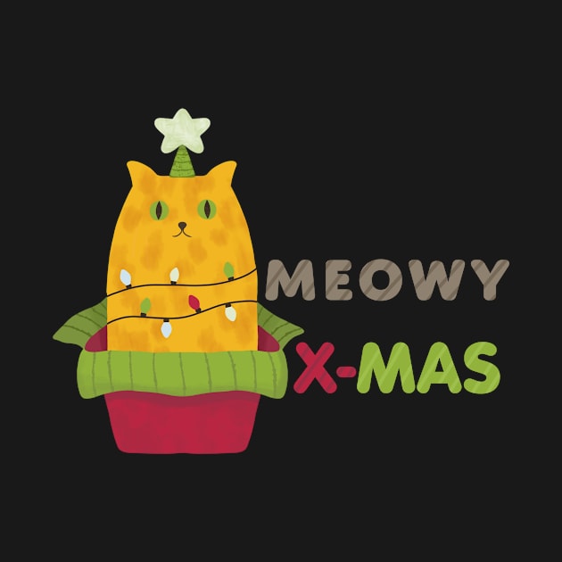 Meowy Christmas by derangedexplorer