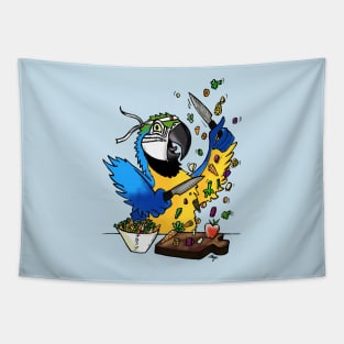 Chop Macaw Tapestry