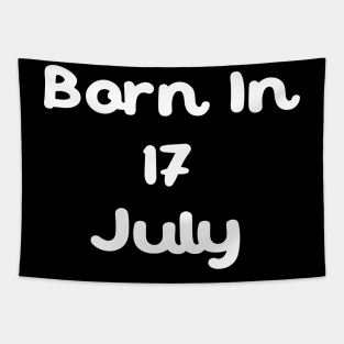 Born In 17 July Tapestry