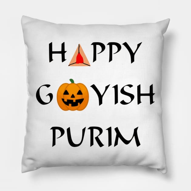 Happy Goyish Purim Pillow by dikleyt