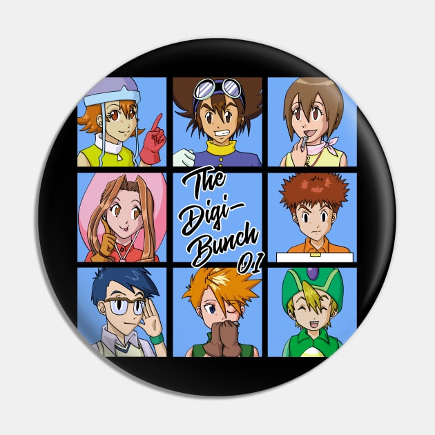 The Digi Bunch 01 Pin by AriesNamarie