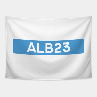 Alexander Albon 23 - Driver Tag #3 Tapestry