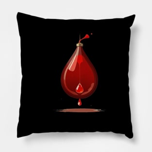 Huge blood drop Pillow