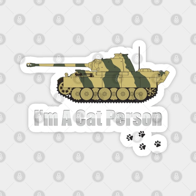 Panther tank for a real Cat person! Magnet by FAawRay