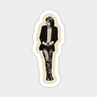 Retro Nick Drake Magnet