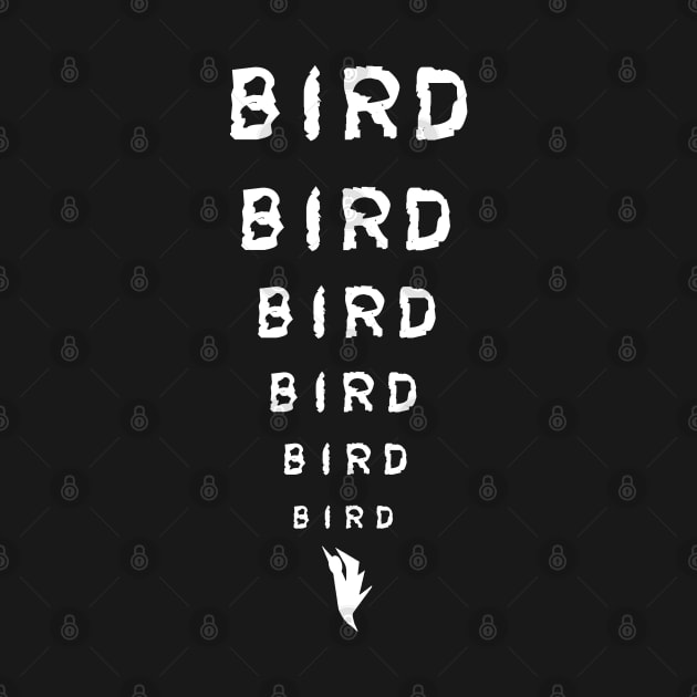 bird , plus inscription, store logo, white color by Bird