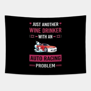 Wine Drinker Auto Racing Automotive Autosport Tapestry