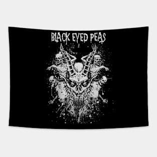 Dragon Skull Play Black Eyed Tapestry