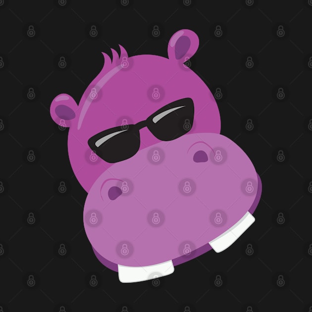 Cool Hippo Face by CraftyCatz