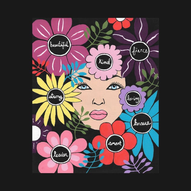 EMPOWERING Women Floral Quotes by SartorisArt1