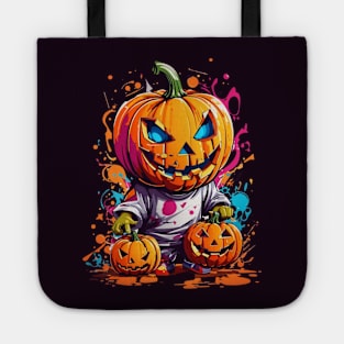 Halloween pumpkin Tote