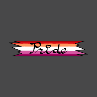 Lesbian Pride Ribbon T-Shirt