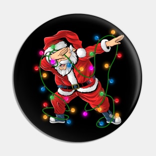 Dabbing Santa Claus Christmas Fun Ho Dubbing Pin