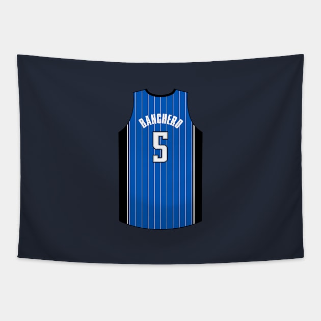 Paolo Banchero Orlando Jersey Qiangy Tapestry by qiangdade