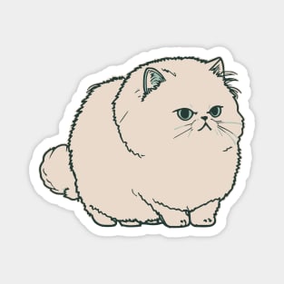 Adorable Fluffy Persian Cat Magnet