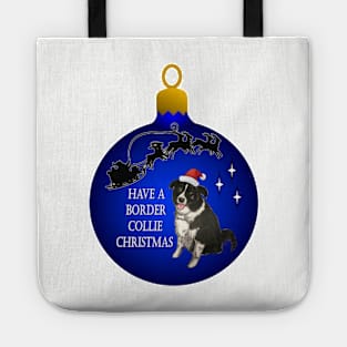 Have A Border Collie Christmas Tote