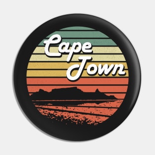 Cape Town Table Mountain South Africa Vintage Pin