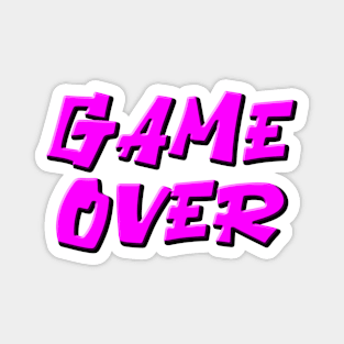Classic Video Games Game Over Magnet